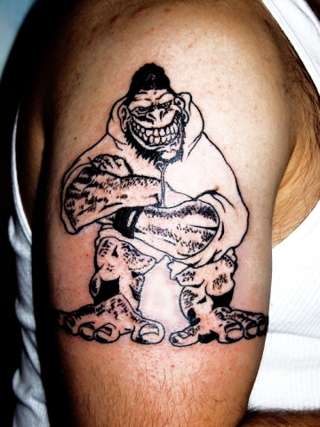 gorilla buiscuits tattoo by tatupaul