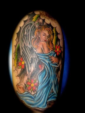 angel tattoo by tatupaul