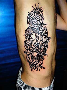 tribal graffitti tattoo by tatupaul