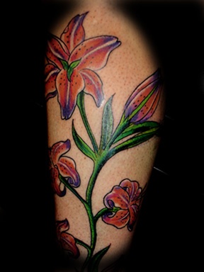 tulips tattoo by tatupaul