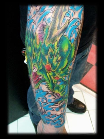 JAPANESE COLORED TATTOO