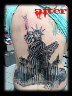 statue of liberty 2 tattoo by tatupaul.com