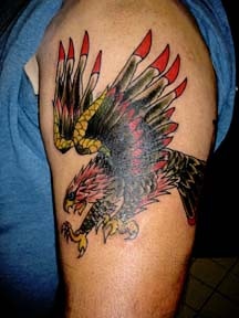 american eagle tattoo by tatupaul