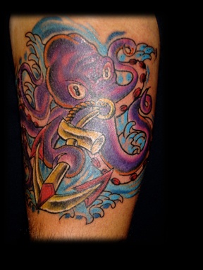 octopus tattoo by tatupaul