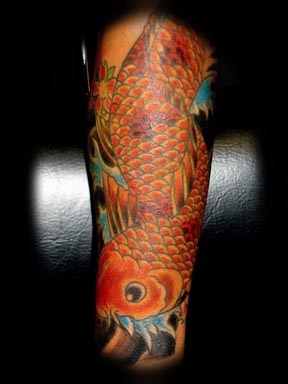 japanese  koi tattoo by tatupaul