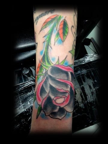 rose tattoo by tatupaul.com