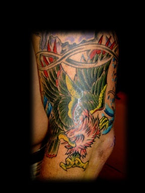 eagle tattoo by tatupaul