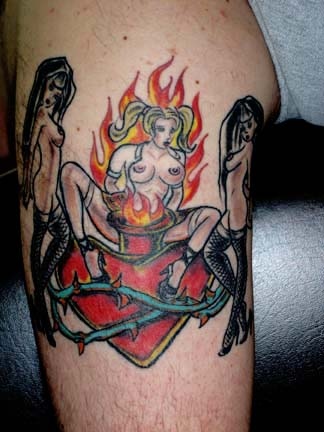 sexy nuns tattoo by tatupaul