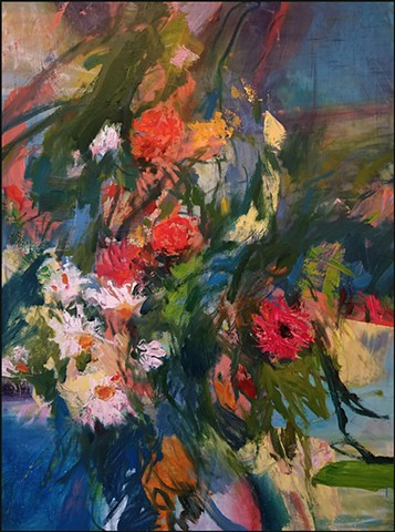 oil_painting, floral_art, flowers, colorful, abstract, garden, nature