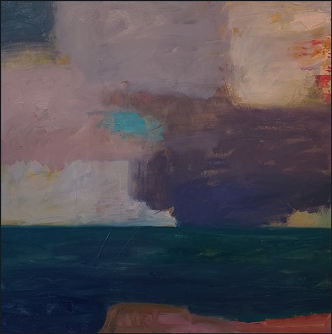 abstract, ocean, sea, clouds, contemporary, oil, fine_art