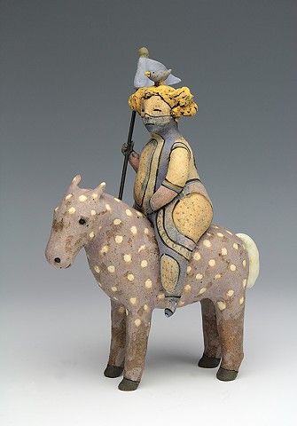ceramic figure horse by Sara Swink