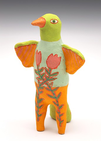 Two Tulip Standing Bird