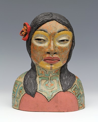 ceramic figure by Sara Swink