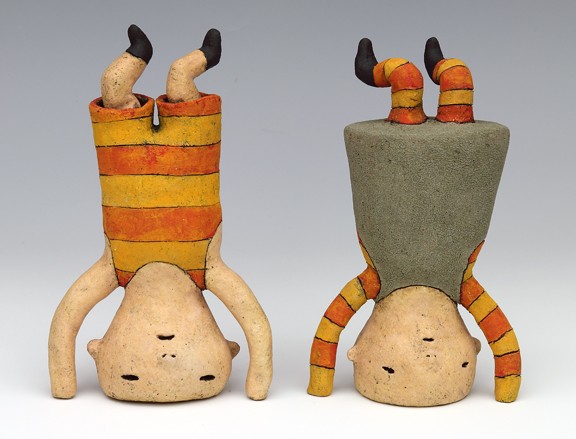 ceramic figures by Sara Swink