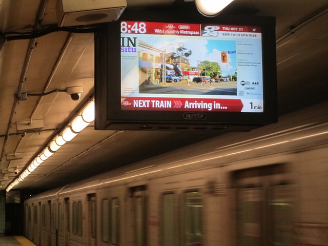 What's The Rush (InSitu Project on Subway Platform Screens)