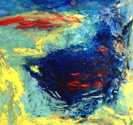 seascape, water, radiation, nuclear, abstract painting, survival, power, movement, 