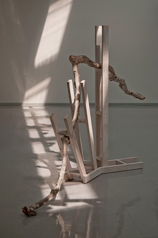 Heather Brammeier rework sculpture found object assemblage natural forms