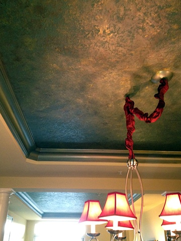 Metallic Plaster Ceiling