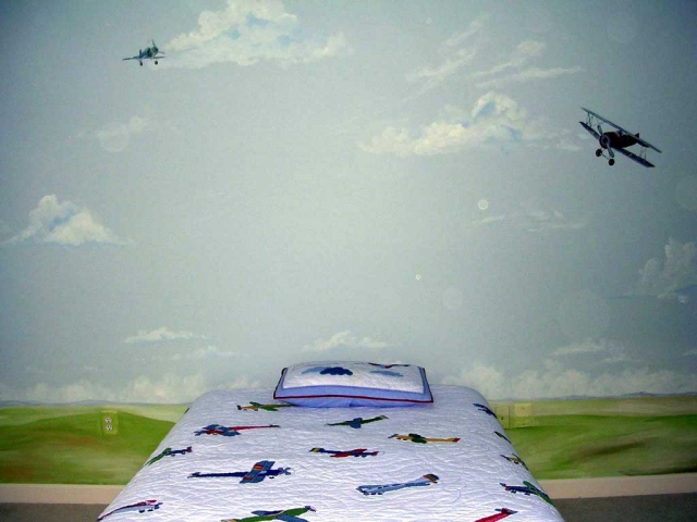 Airplane Mural