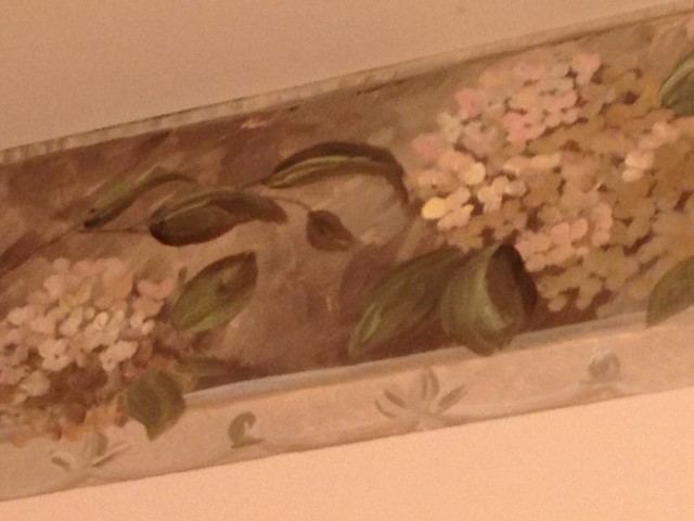 Hand Painted Flower Border