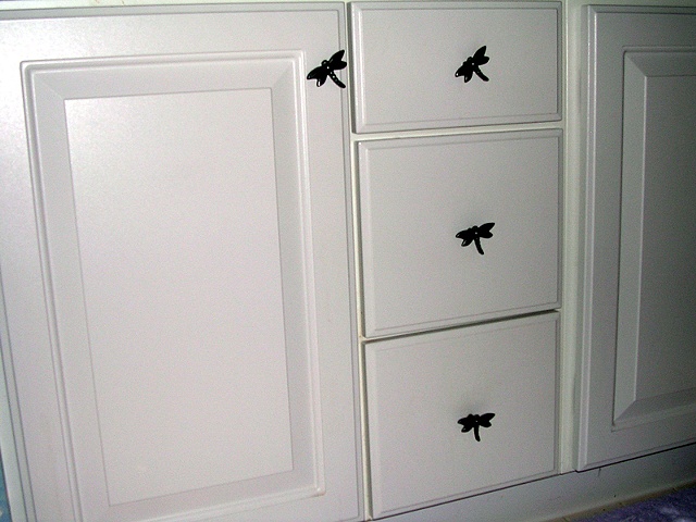 Before:  Vanity cabinet