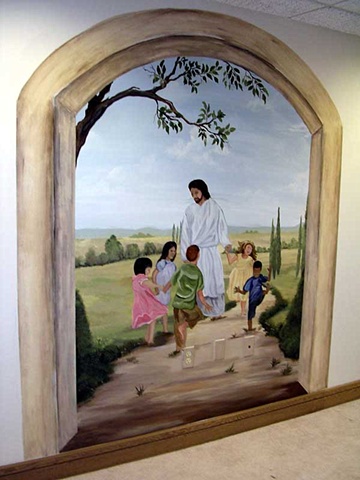 Dancing with Jesus Mural