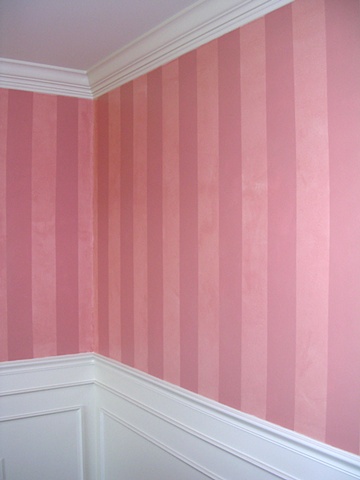 Tone and tone glazed stripe