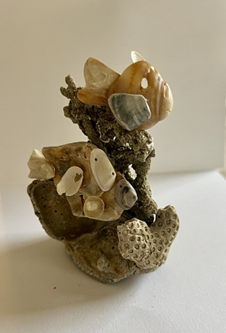 Three Fish Sculpture 