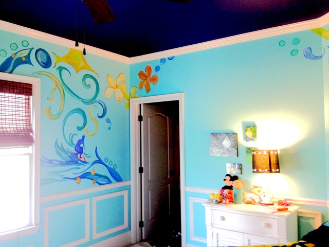 Contemporary Painted Surfside Bedroom