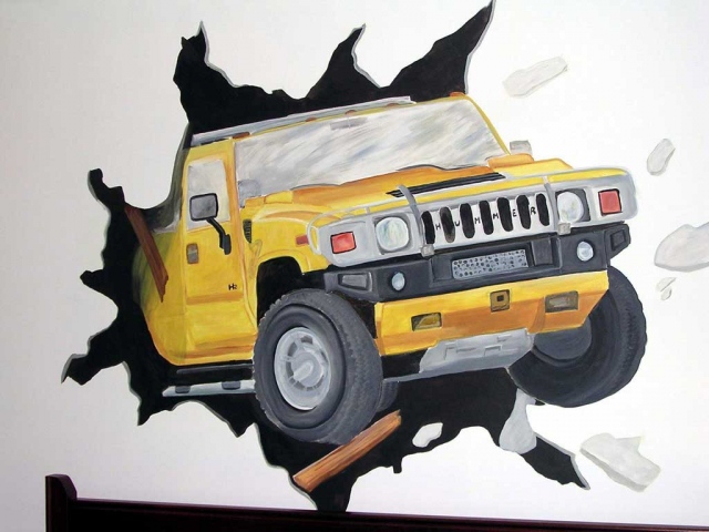 Hummer Breakthrough Mural