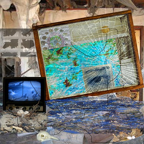 Deluge Digital Collage