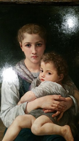 Commission copy from a William Bouguereau