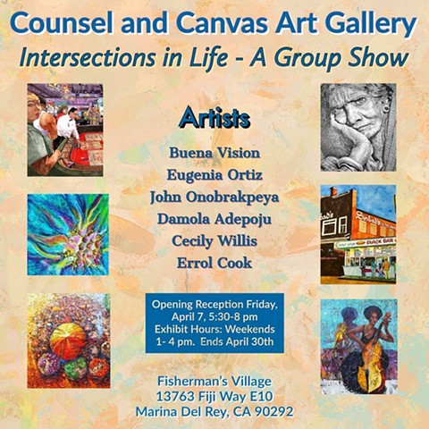 ~~~Intersections in Life Group Art Exhibition in Marina Del Rey, CA~~~
