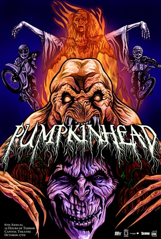 Pumpkinhead poster art CHOD