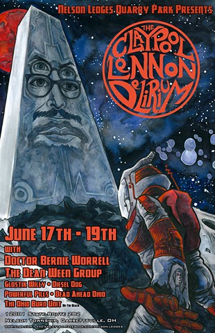 Claypool Lennon Delirium Nelson Ledges poster art CHOD