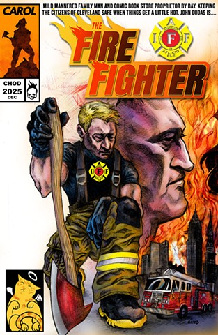 The Fire Fighter - 2025 X-Mas Sketch Cover