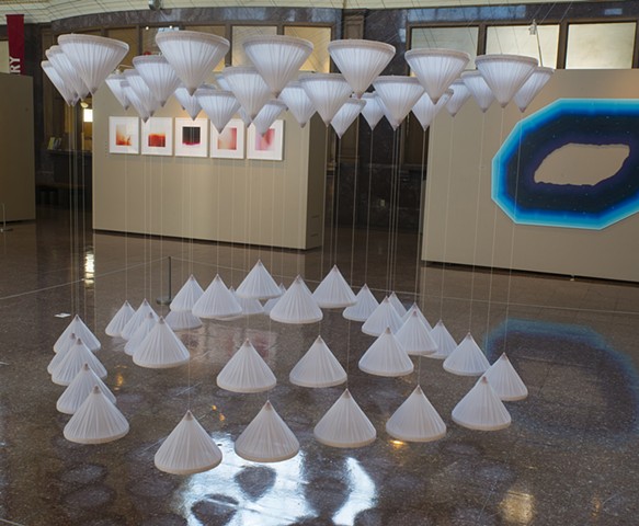 Untitled Nappes (exhibition view)