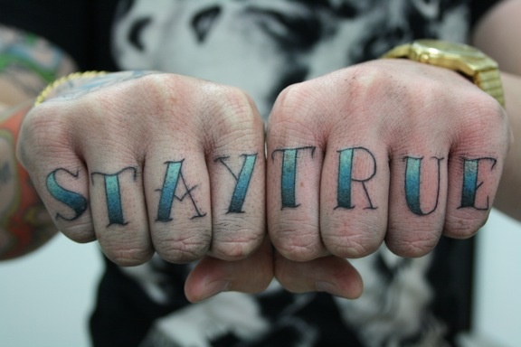 Say it in 8 Knuckle tattoos get personal evolving far past Love and  Hate