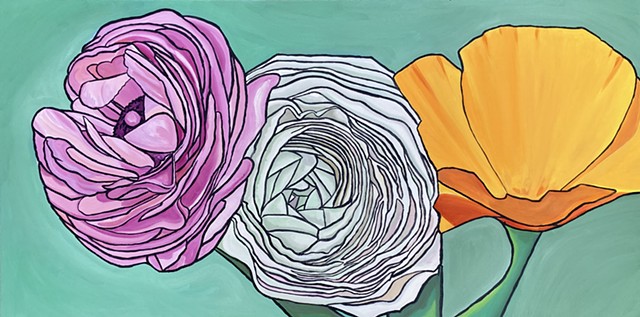 Ranunculus & Poppy