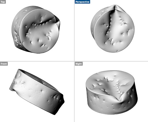 Pill in modeling space