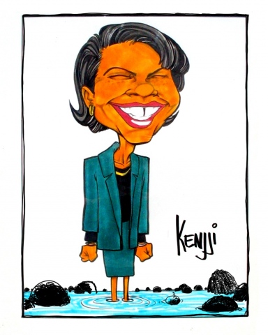 Condoleeza Rice in Hot Water