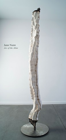 Jann Nunn Bronze Sculpture Carved Paper Sculpture