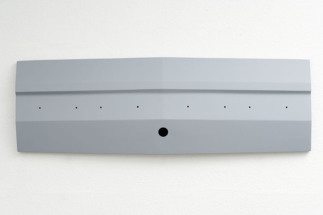 Flag IV  2003
Plywood, Polymer Resin, Automotive Acrylic
39 x 120 x 10 cm