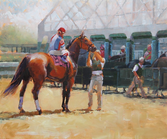 At the Starting Gate  •sold•
