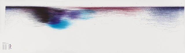 Wind Driven Drawing, 42.19’01.8”N 71.02’10.8”W #7