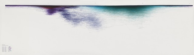 Wind Driven Drawing, 42.19’01.8”N 71.02’10.8”W #1