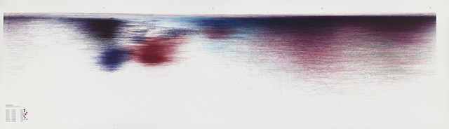 Wind Driven Drawing, 42.19’01.8”N 71.02’10.8”W #4