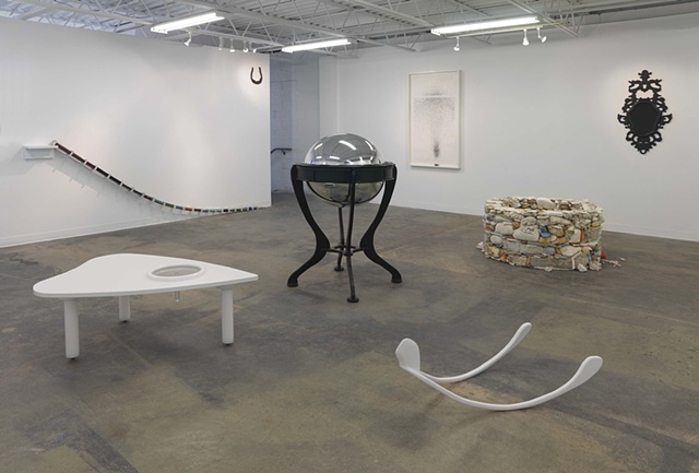 In Search Of, 
(installation view, Lamontagne Gallery Boston MA.)