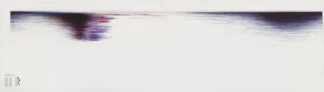 Wind Driven Drawing, 42.19’01.8”N 71.02’10.8”W #5