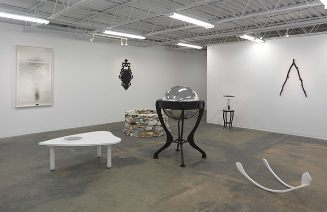 In Search Of, 
(installation view, Lamontagne Gallery Boston MA.)